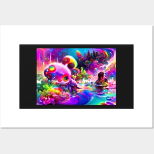 Color Globs | Mystical Rainbow Reef Posters and Art